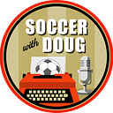 Logo for Soccer with Doug Podcast