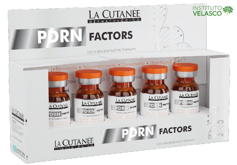 PDRN Factors cx c/5 frascos de 3 ml (50 mg de PDRN)