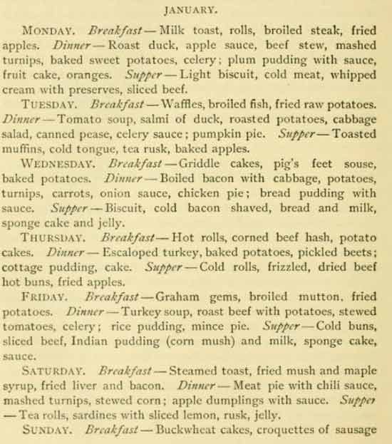 meal plan