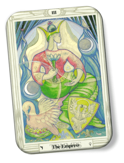 Empress Thoth Tarot Card - Aleister Crowley | TarotX.net