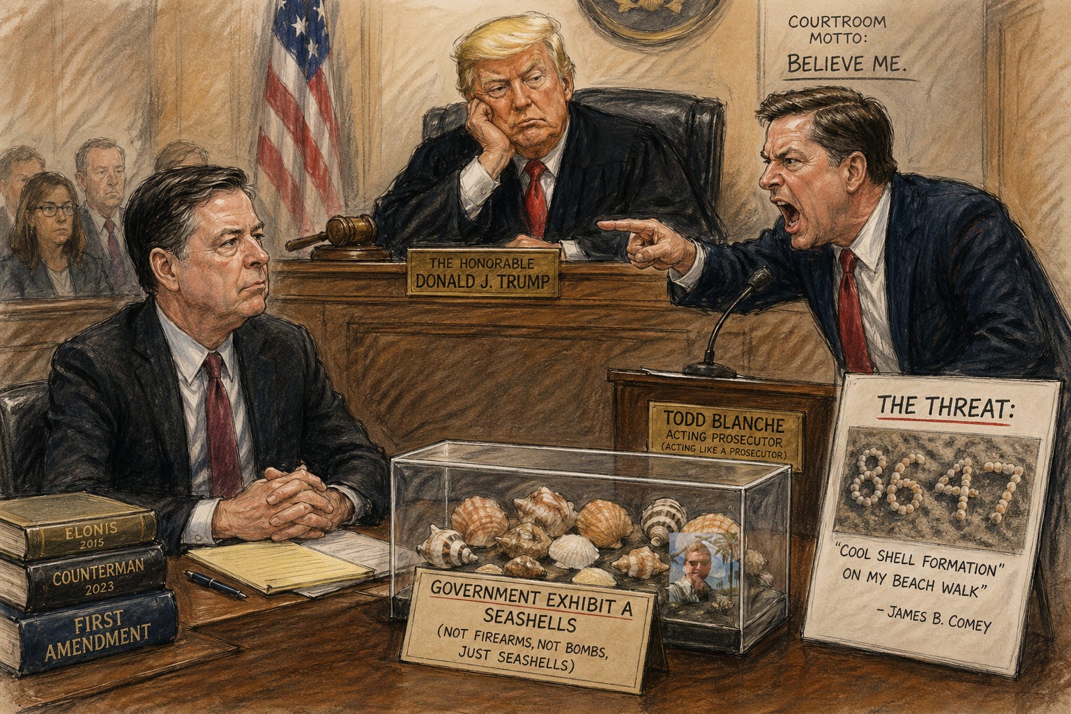 Shell 86 James Comey: The “86 47” Gambit - by Kim E. Petersen