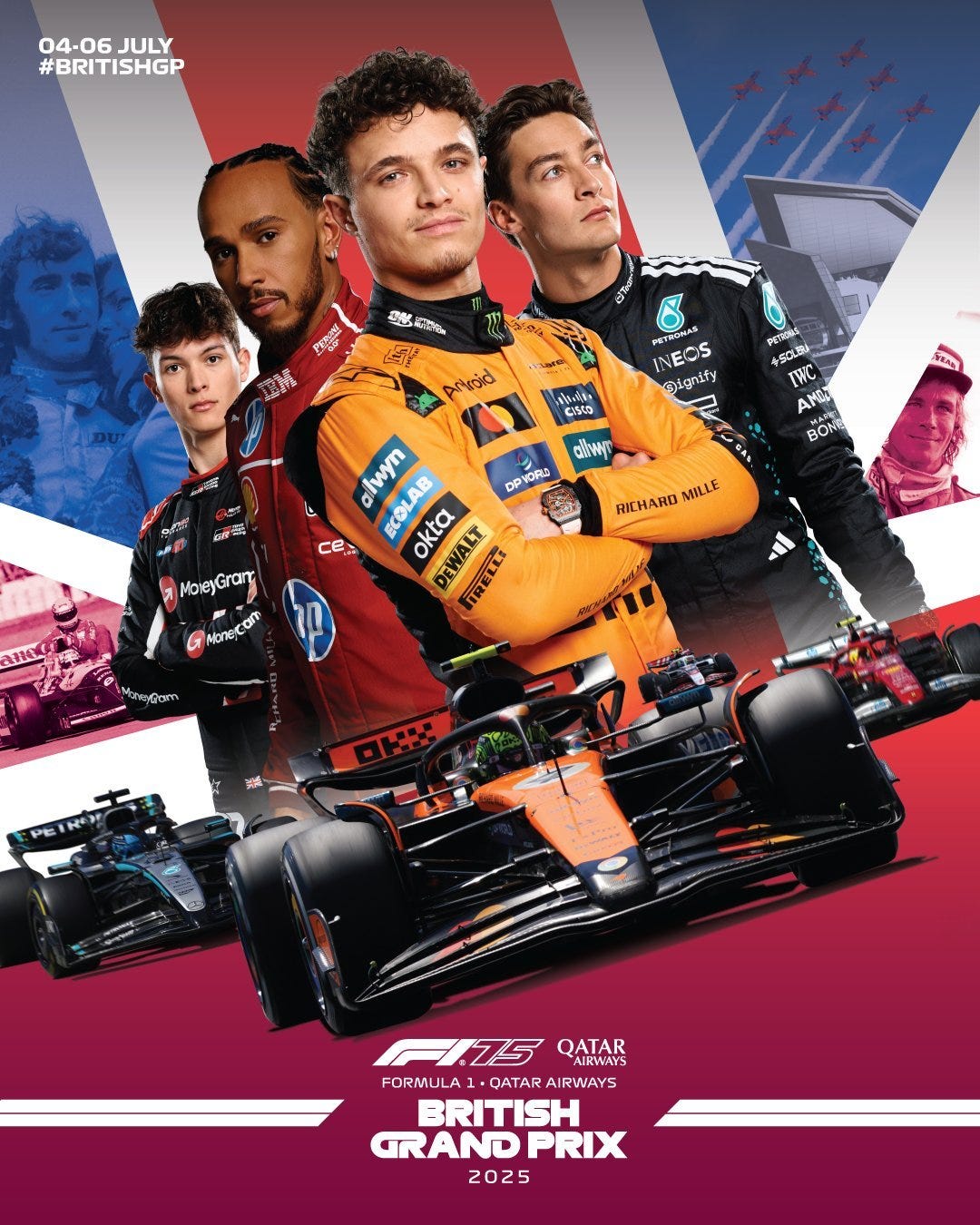 2025 British Grand Prix Posters 2025 British Grand Prix Posters