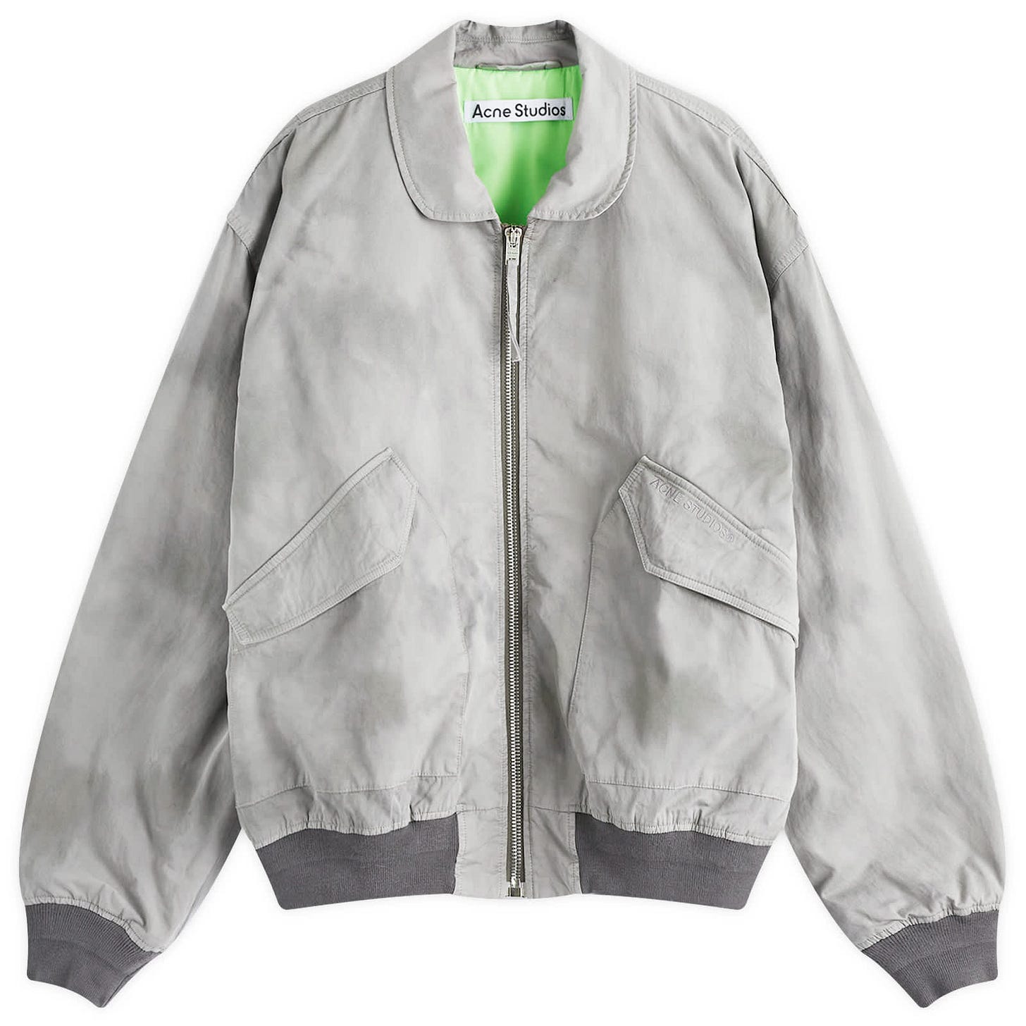 Acne Studios Orlinga Cotton Twill Jacket - Mid Grey