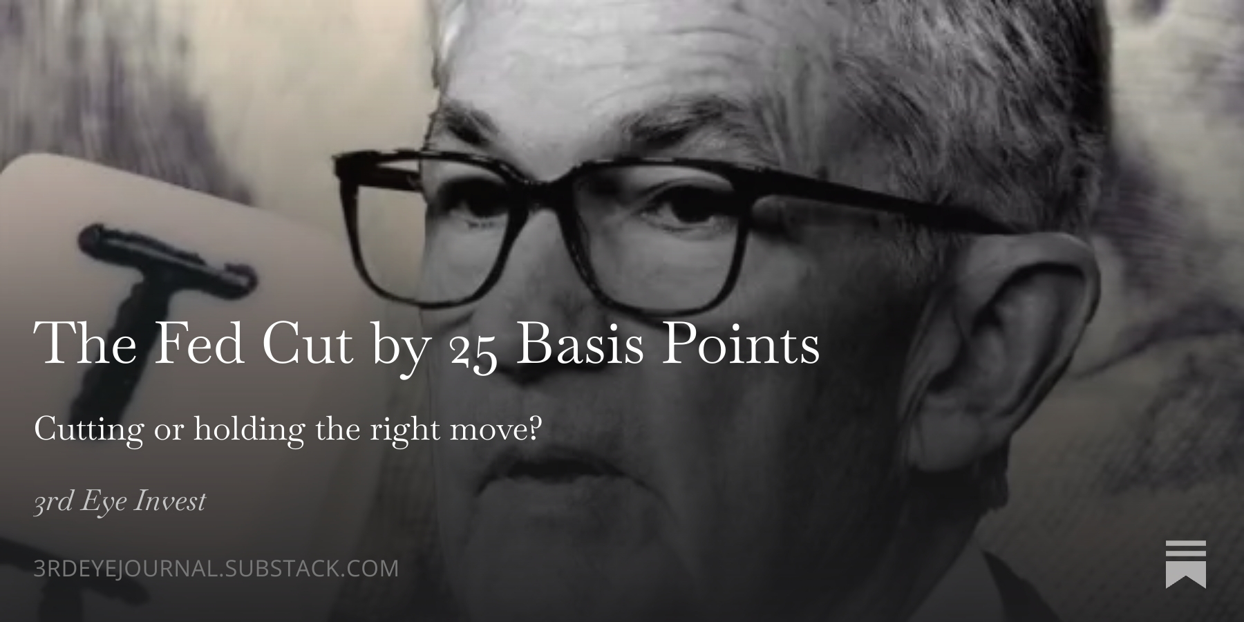 The Fed Cut by 25 Basis Points