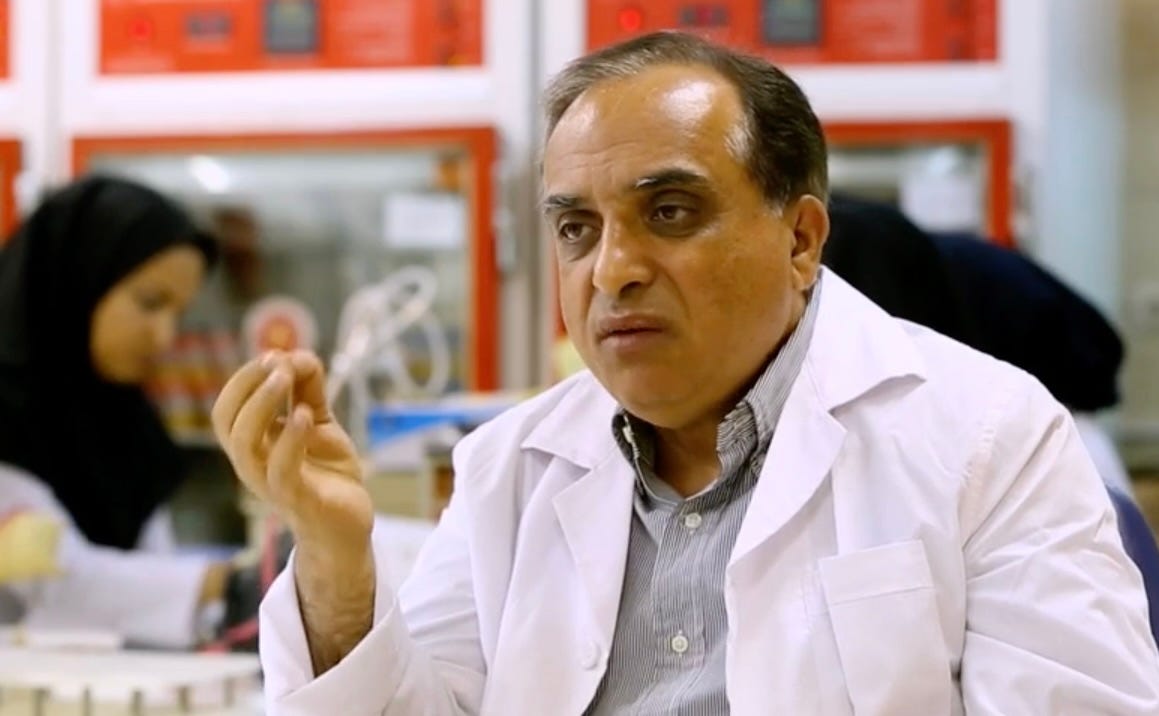 Dr Mostafa Moghadam, then-director of the Iranian National Rare Donor Program, led a worldwide quest to find RH-null blood