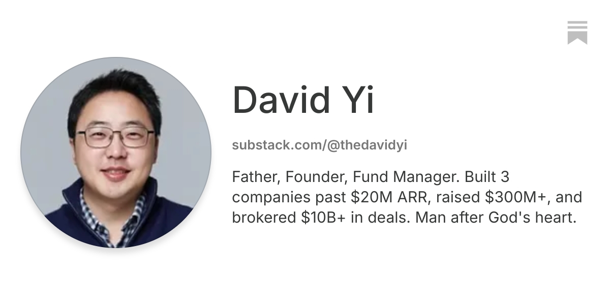 David Yi | Substack