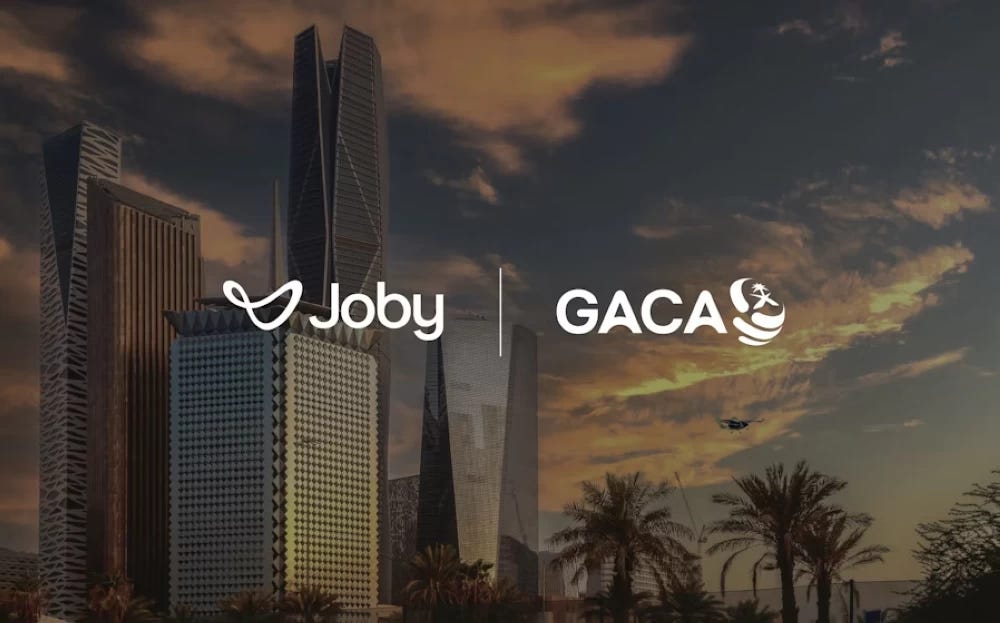 السعودية تطلق أول مشروع للتاكسي الطائر الكهربائي بالتعاون مع «جوبي» السعودية تطلق أول مشروع للتاكسي الطائر الكهربائي بالتعاون مع «جوبي»