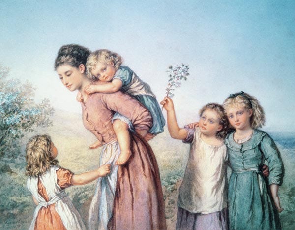 A Mother with her Children