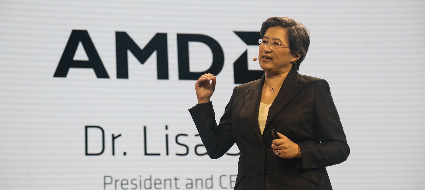 AMD CEO Lisa Su discusses her company's resurgence and battles with Intel