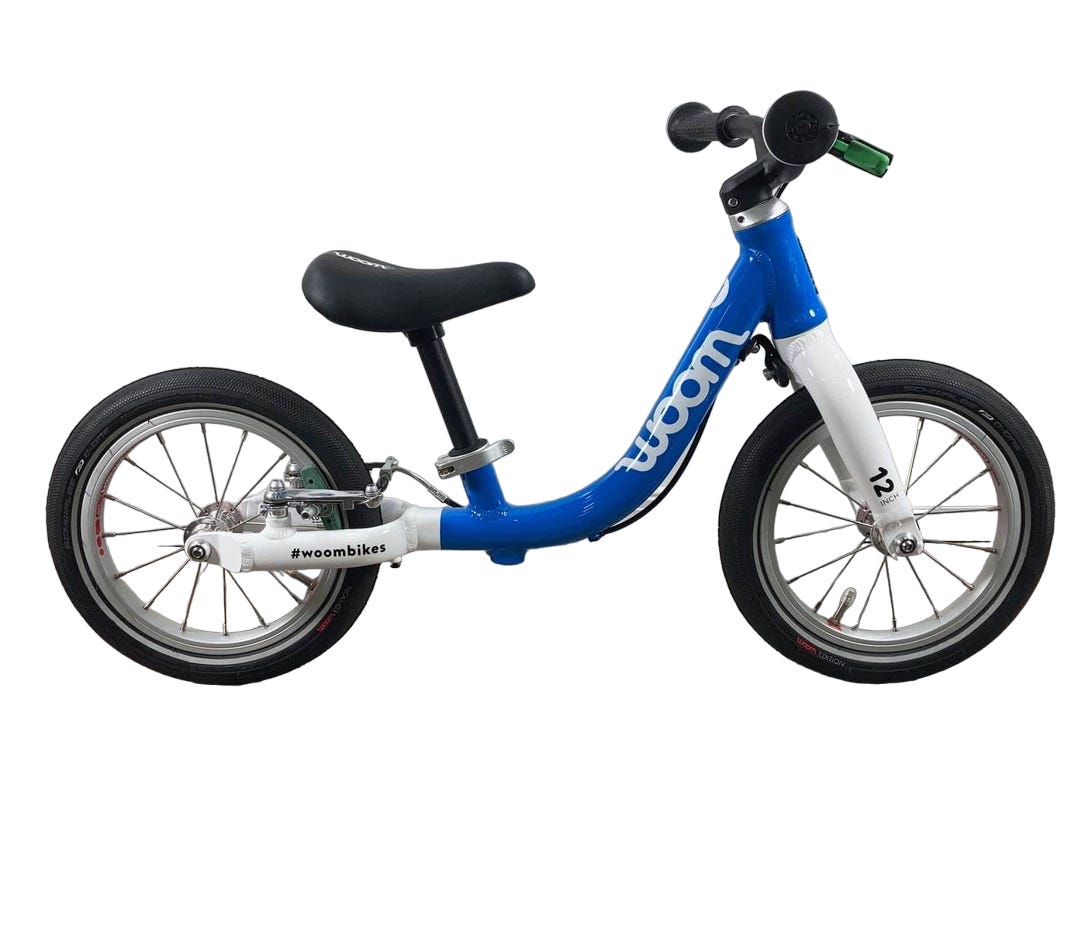 Woom 1 Balance Bike, Sky Blue Woom 1 Balance Bike, Sky Blue