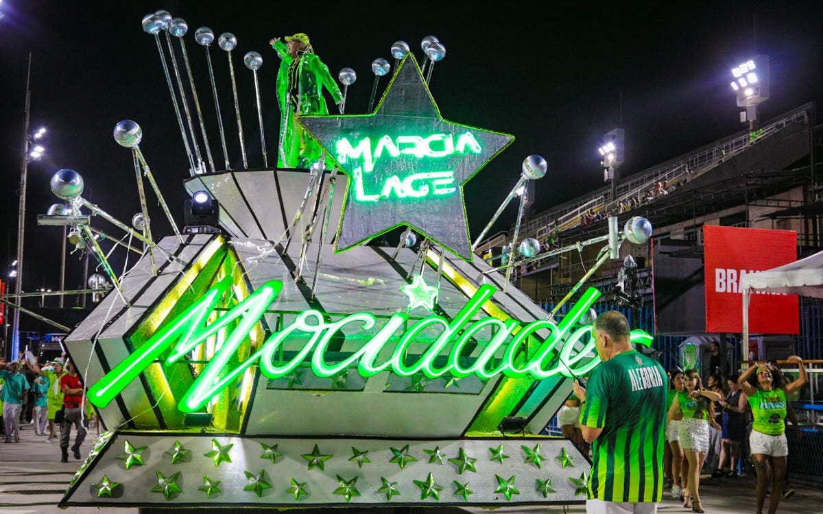 Padre Miguel, Unidos da Tijuca e Mocidade Independente fazem ensaio técnico  na Sapucaí | O Dia na Folia | O Dia