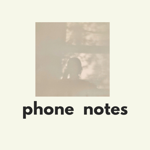 phone notes