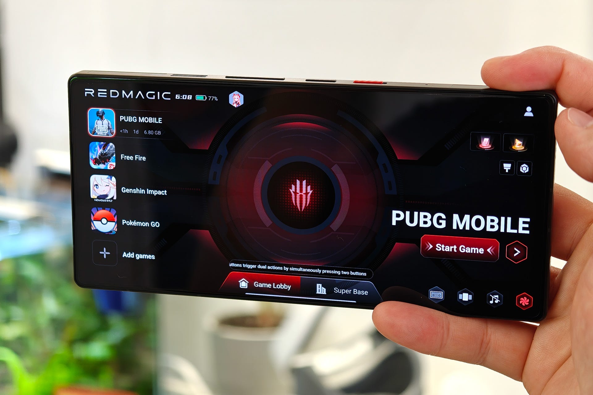 You can see liquid flowing inside this gaming smartphone