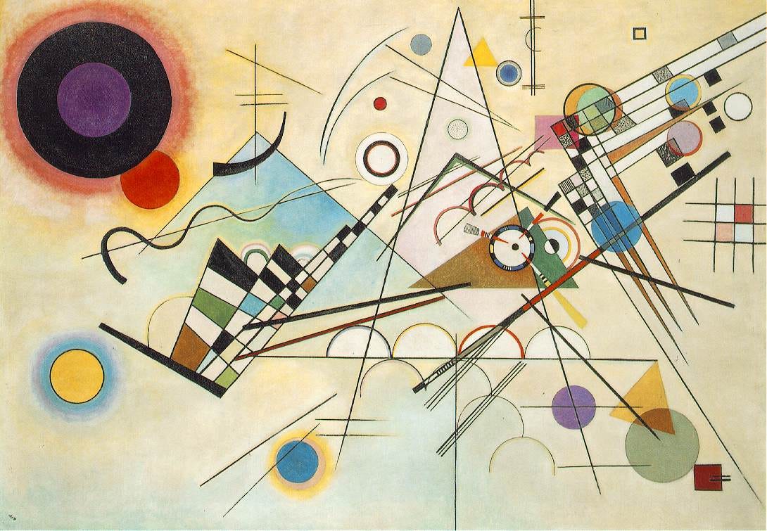 Wassily Kandinsky, Composition VIII, 1923 Wassily Kandinsky, Composition VIII, 1923