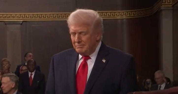 TRUMP'S SOTU: EPIC FAIL. EVEN HIS OWN PARTY TURNED ON HIM.