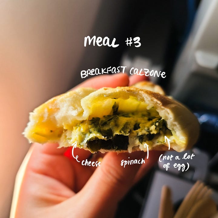 Delta Airline meal #3