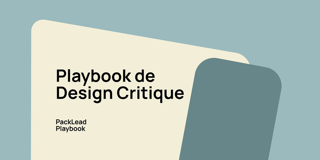 Playbook de Design Critique