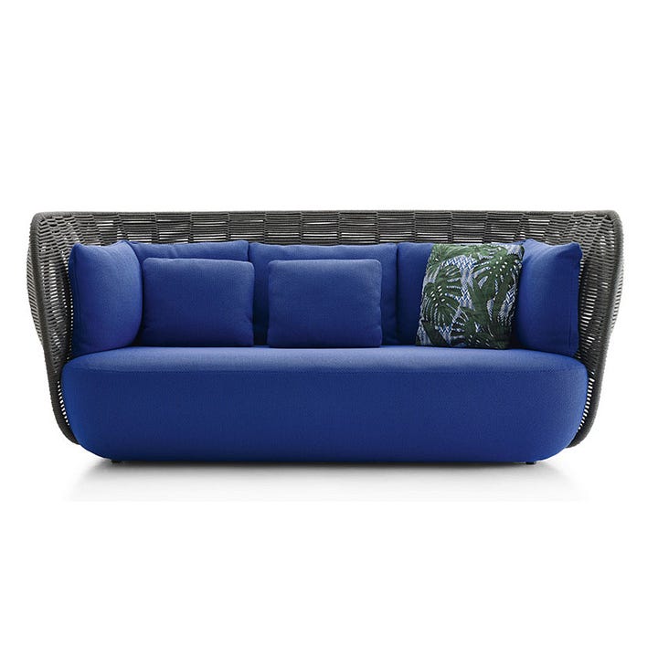 My Beautiful Backside Sofa (Image: Moroso) | Shanty Cabinet (Image: BD) | Le Cabinet (Image: Manufacture Nationale de Sèvres) | Bay Sofa (Image: B&B Italia)