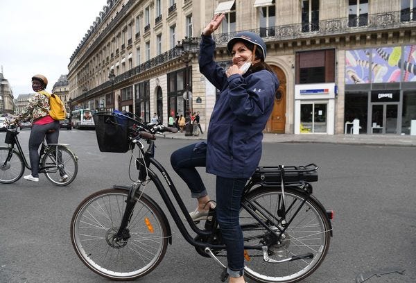 Anne Hildago Promises a Future without Cars. Anne Hildago Promises a Future without Cars.