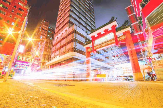 Hong Kong City Lights