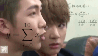 Calculating Bangtan Boys GIF Calculating Bangtan Boys GIF