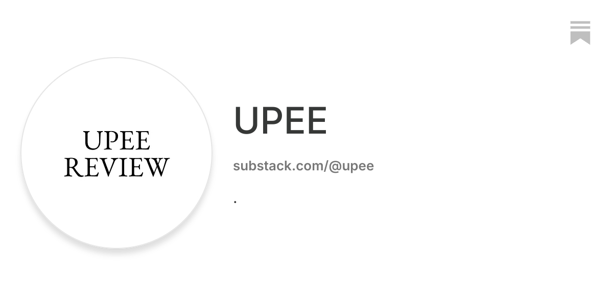 UPEE | Substack