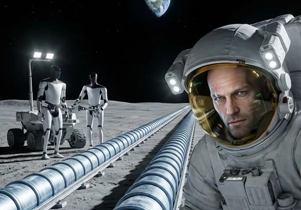 A Day on Moon Base Alpha, 2034