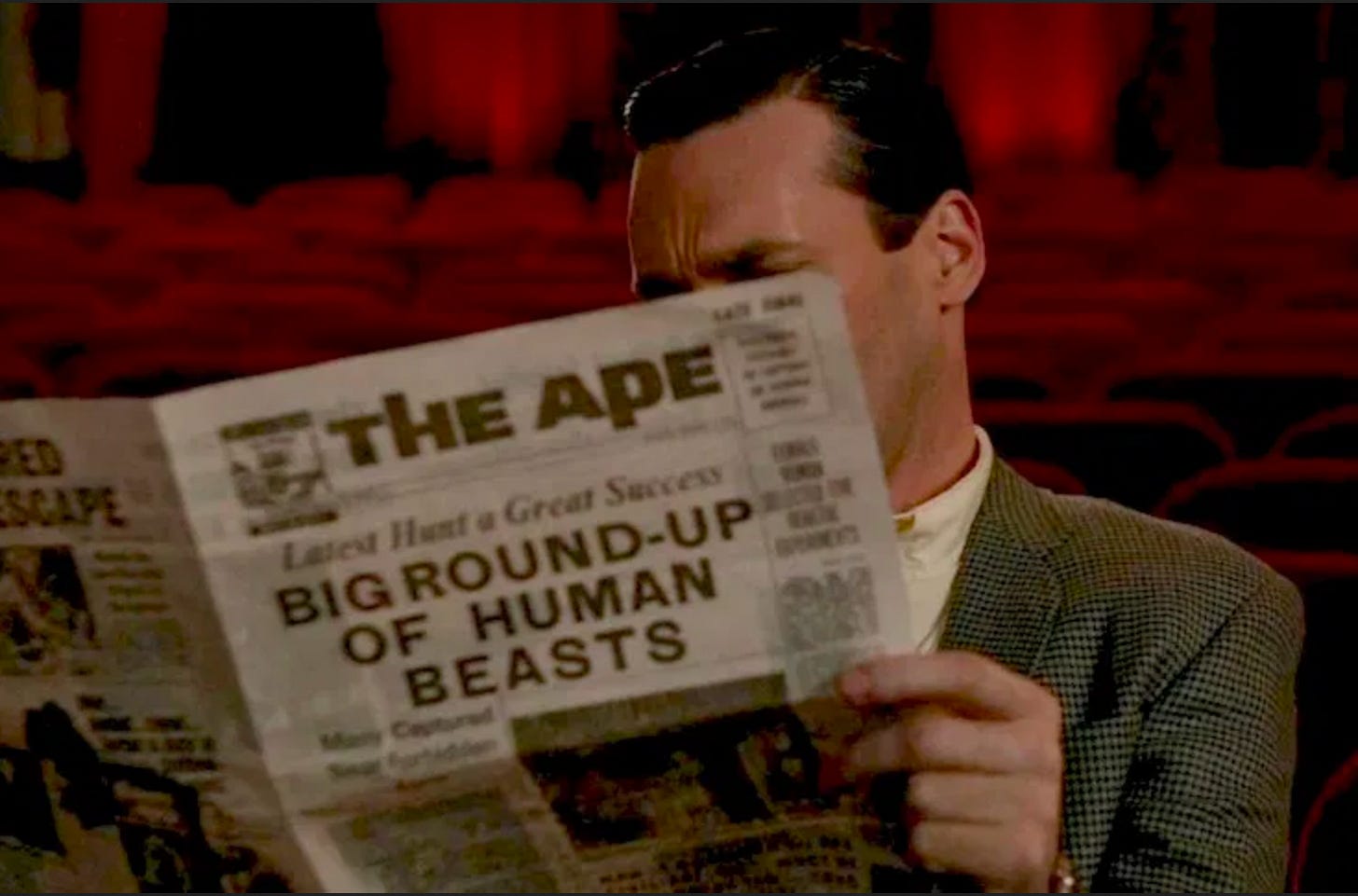 Planet of the Apes' and 'McHale's Navy' in 'Mad Men' (Spoiler alert) – Movies in Other Movies Planet of the Apes' and 'McHale's Navy' in 'Mad Men' (Spoiler alert) – Movies in Other Movies