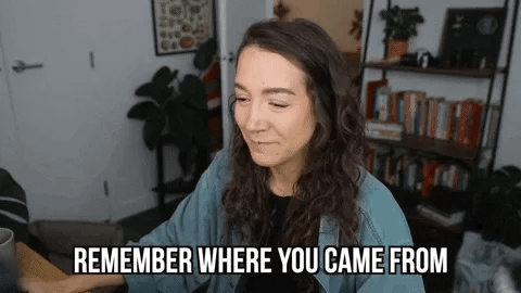 A woman says remember where you came from. A woman says remember where you came from.