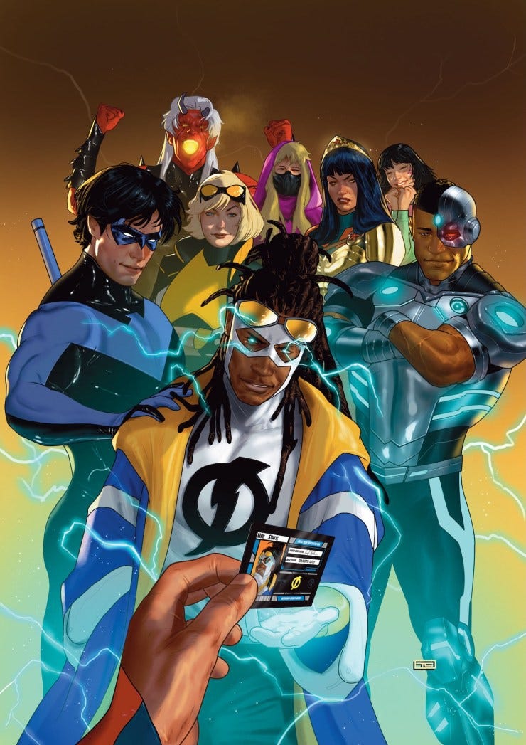 Static joins the Titans as DC sets up a massive new Amazon storyline