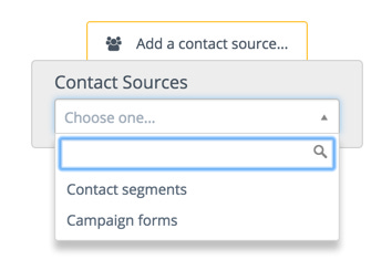 Contact Sources Mautic