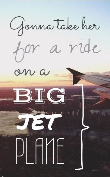 Big jet plane- Angus and Julie Stone