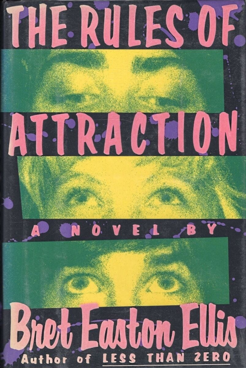 The Rules of Attraction (First Edition) 9780671622343 | eBay