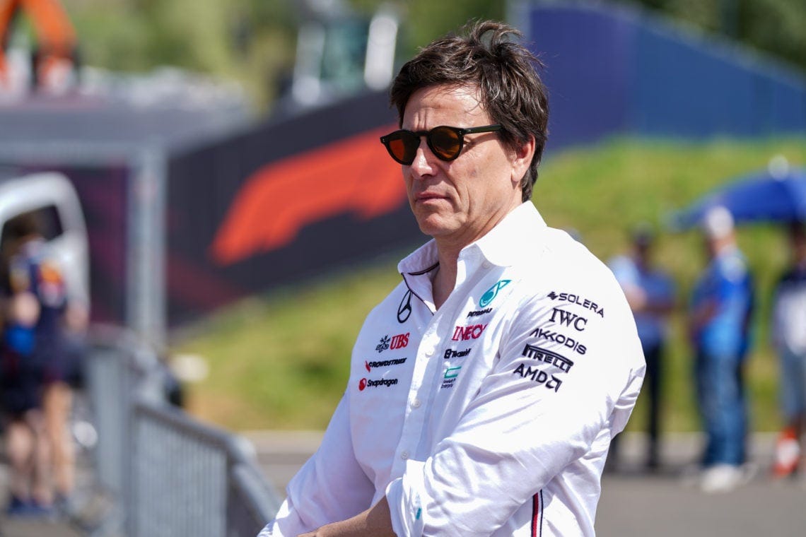 Toto Wolff says five-time F1 pole sitter is 'definitely' still a candidate  for 2025 Mercedes seat