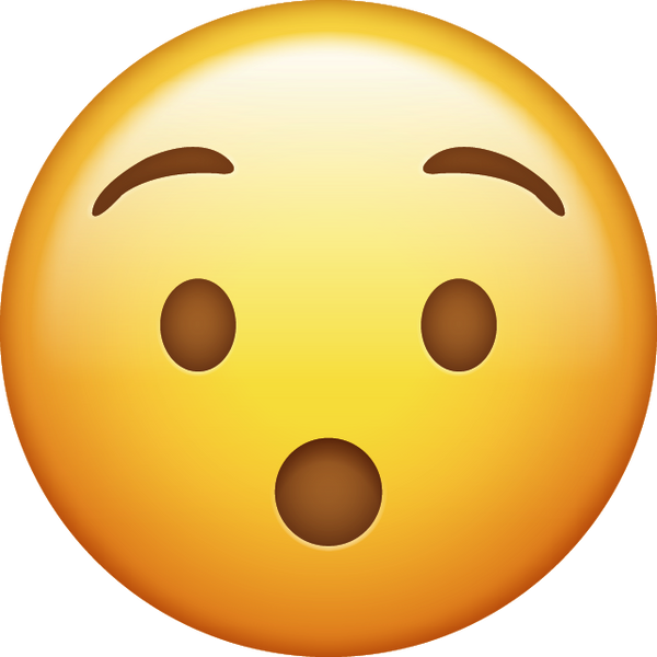 Surprised Emoji [Free Download IOS Emojis] | Emoji Island