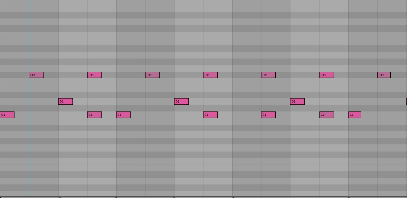 MIDI notes