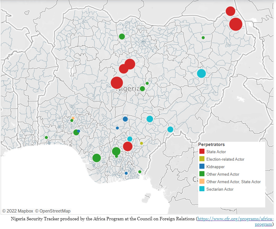 CFR's Nigeria Security Tracker Weekly Update: November 26-December 2, 2022