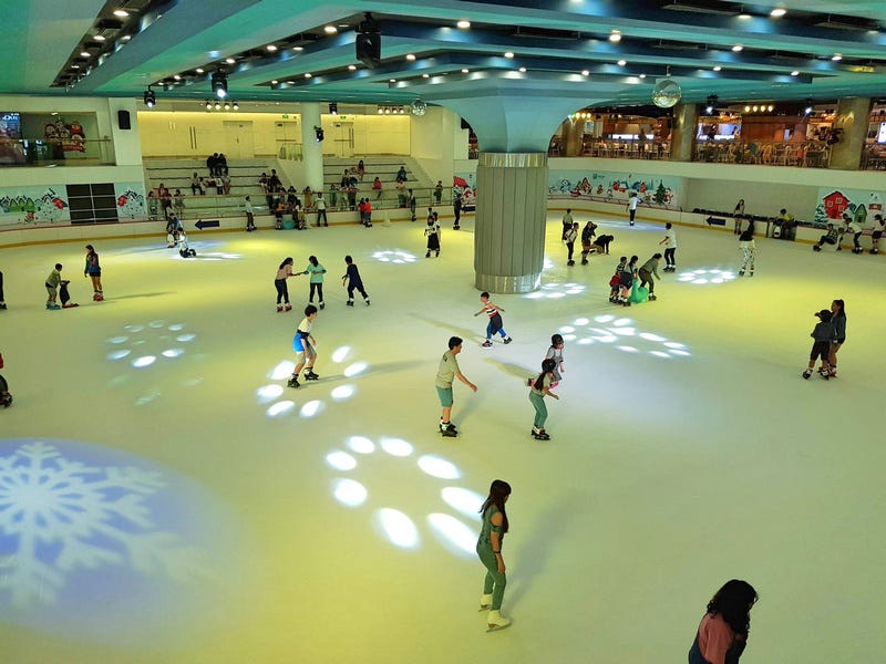 Ice skating