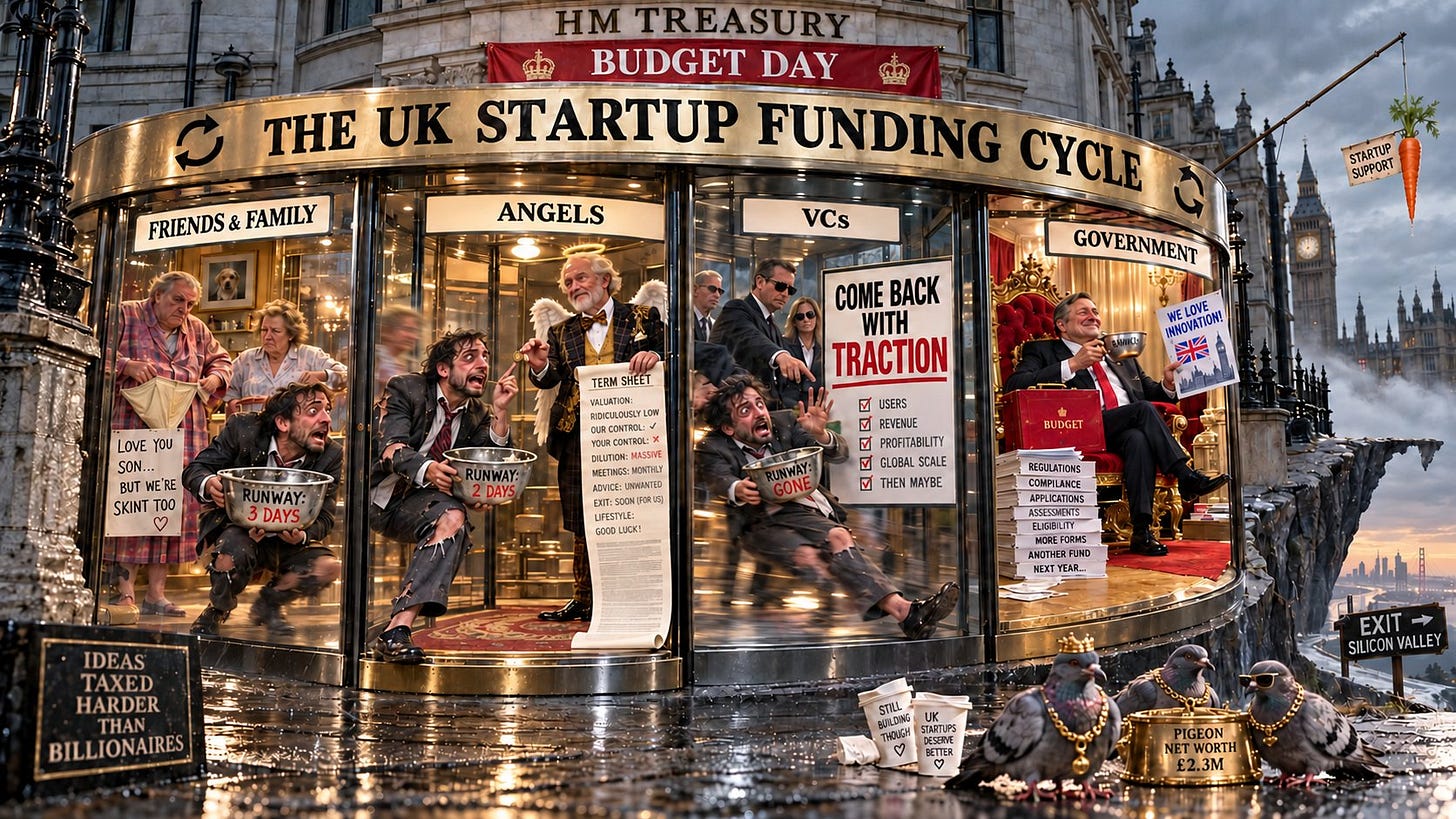 The UK Startup Funding Cycle