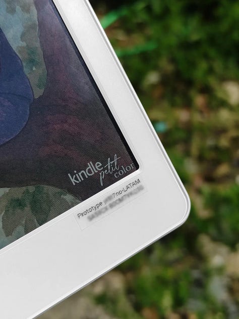 Kindle Petite Color prototype leak
