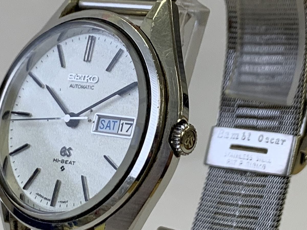V415-I39-2343◎ SEIKO GS Grand Seiko グランドセイコー 5646-7030 メンズ 自動巻き 稼働 デイデイト メダリオン(4)