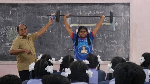 Sriram, a physics teacher at the Ilango Adigal Government Higher Secondary School in Muthirapalayam, Puducherry, embarked on a journey to combine classroom learning with sports. 