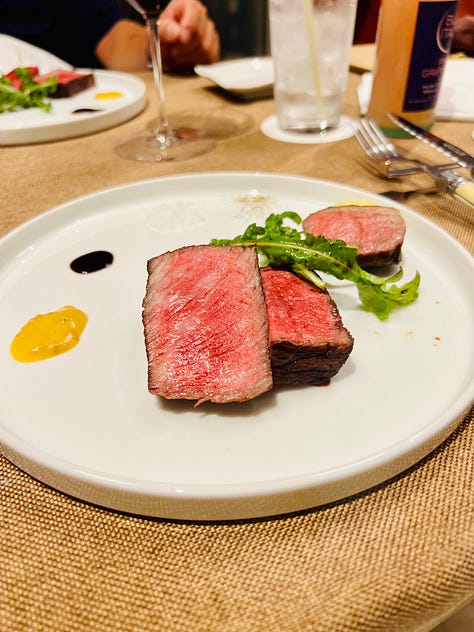 Various dishes from my trips to restaurants in Tokyo
