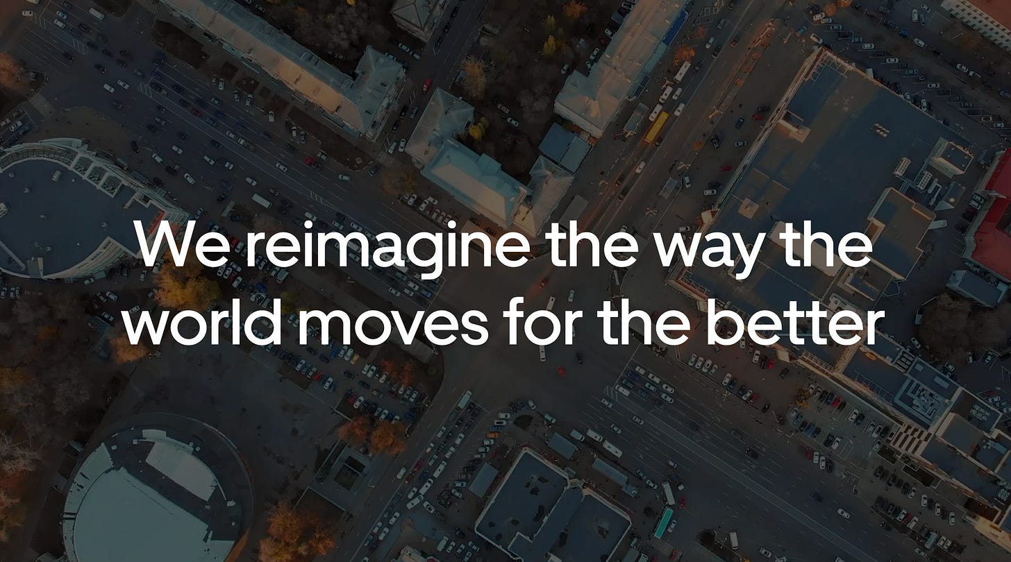 Reimagining Mobility at Uber Reimagining Mobility at Uber