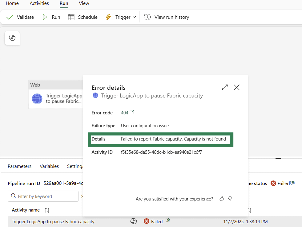 Start. Run. Pause. Fully automating Fabric Capacity with Logic Apps