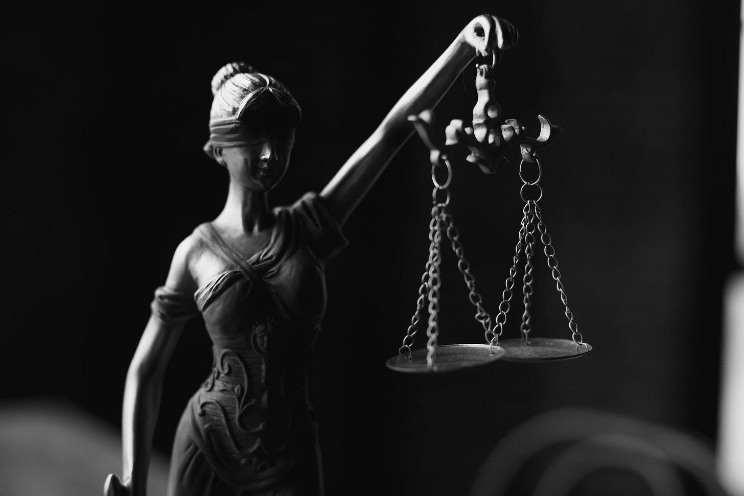Photo by KATRIN BOLOVTSOVA: https://www.pexels.com/photo/a-grayscale-of-a-lady-justice-figurine-6077181/ Photo by KATRIN BOLOVTSOVA: https://www.pexels.com/photo/a-grayscale-of-a-lady-justice-figurine-6077181/