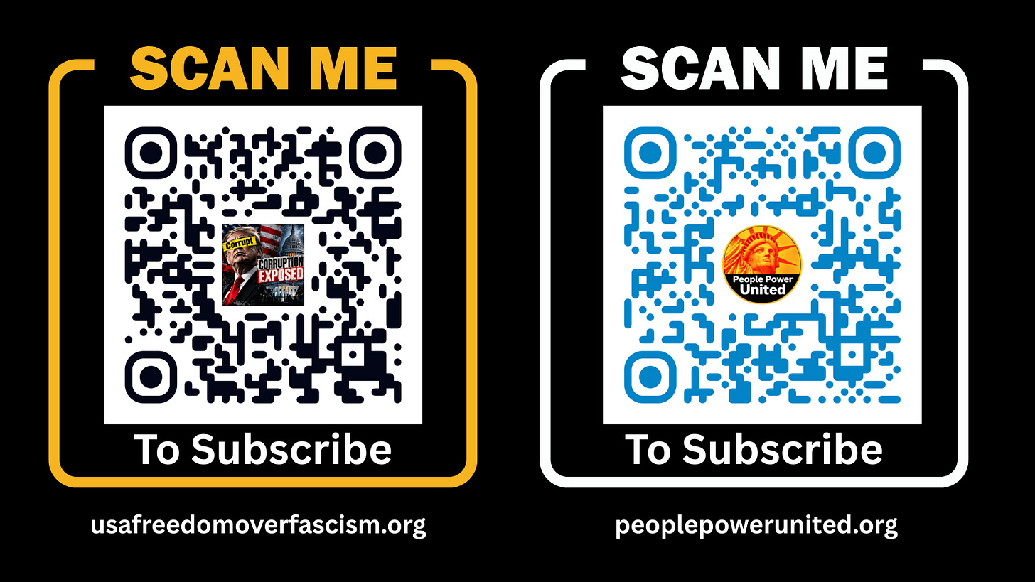 Subscribe to Corruption Exposed and/or People Power United.