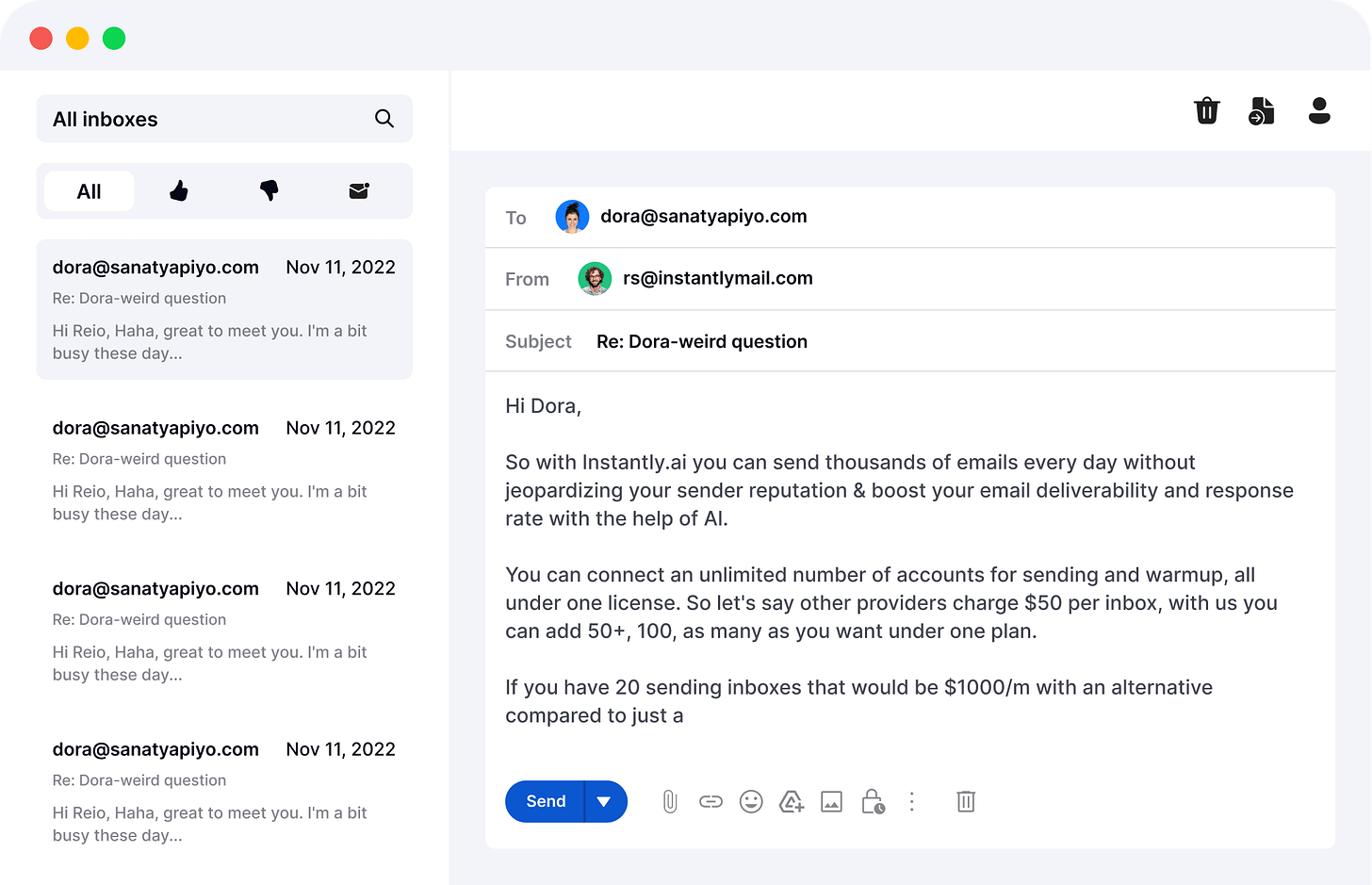 Instantly.ai - Sales Engagement & Lead Intelligence