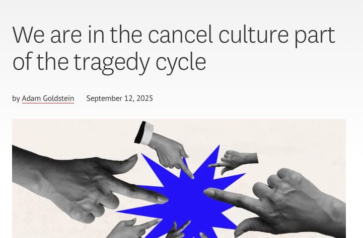 It's Not Cancel Culture. It's Much Worse.