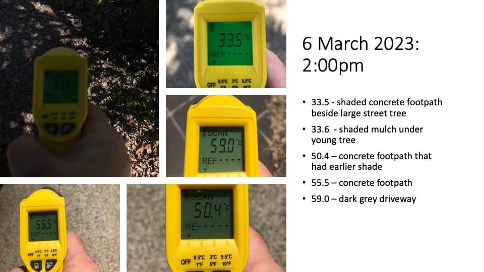 temperatures outside my home